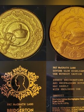 💫Face Need💫*Swatched 1x* LE Pat McGrath x Bridgerton XTREME GOLD Highlighter!